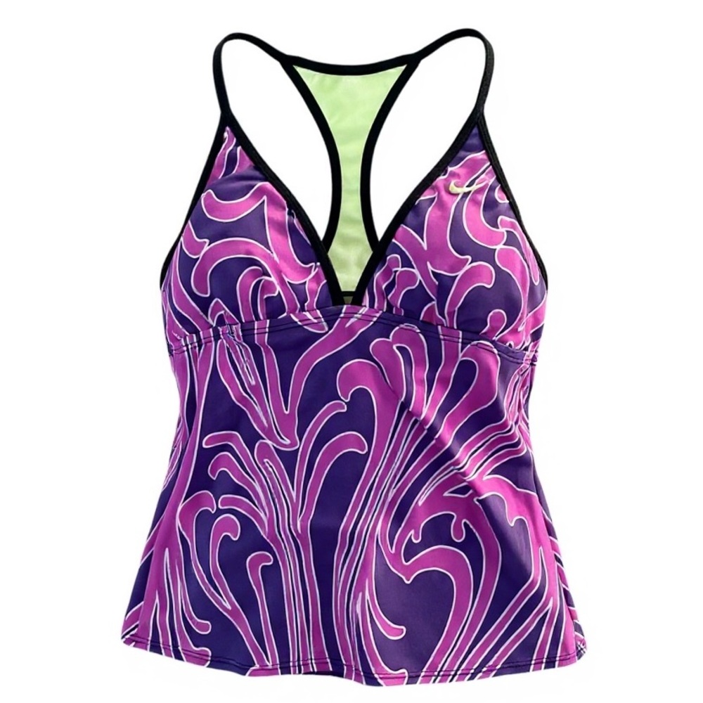 Vintage Nike Swoosh Tank Top Tankini Swim Top